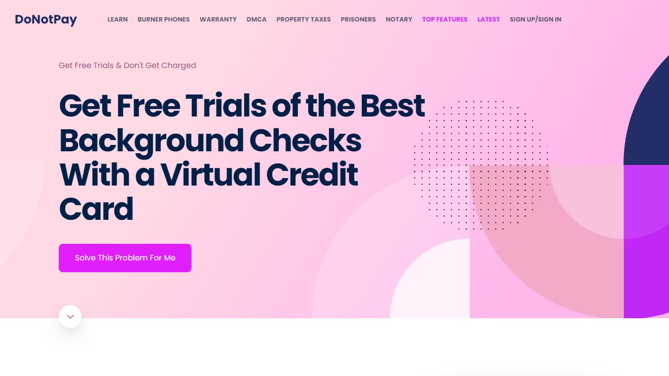 Get Best Background Check Free Trial With A Virtual Credit ... - DoNotPay